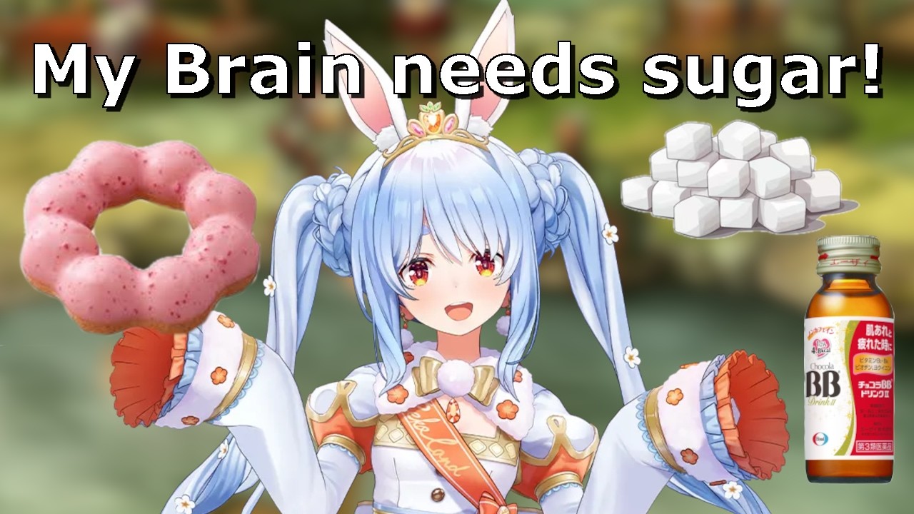 Usada Pekora Discusses Sugar Cravings While Gaming