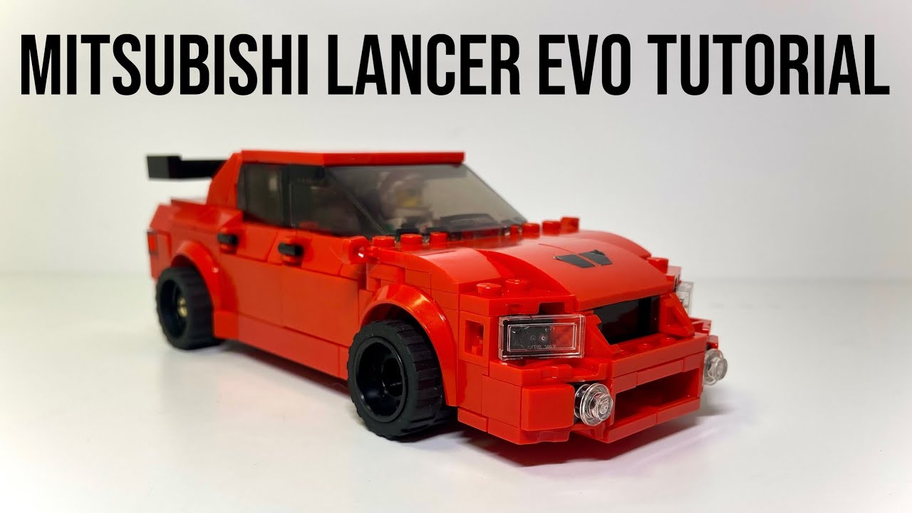 LEGO Mitsubishi Lancer Evolution Moc Build Tutorial!