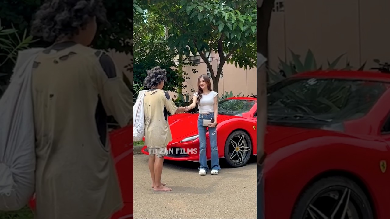 gembel sultan kepincut bidadari cantik lucu ini wkwk