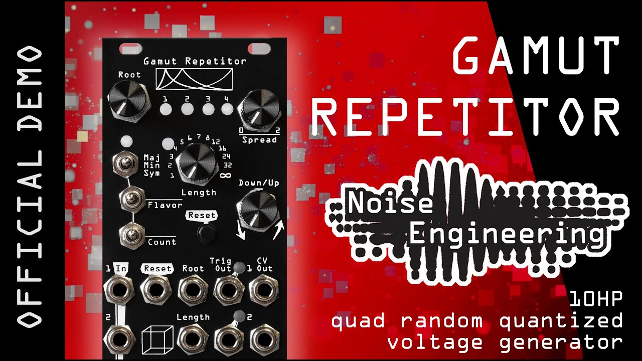 Gamut Repetitor — счетверенный генератор случайного квантованного напряжения от Noise Engineering