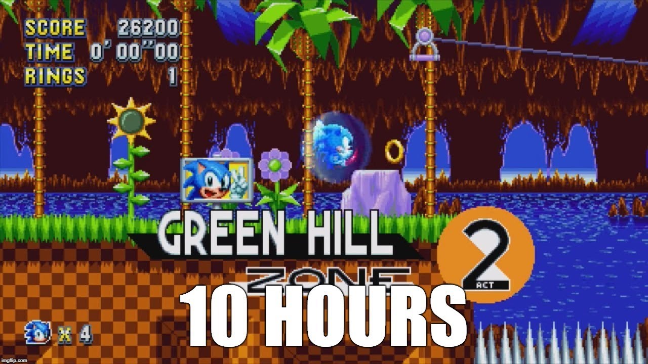 Sonic Mania - Green Hill Zone Act 2 Extended (10 Hours)