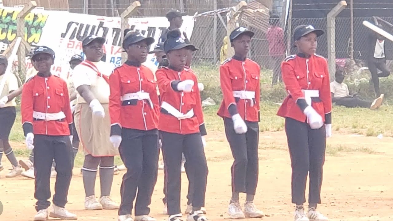 BEST JUNIOR SCHOOL - BUGGU BUSAABALA MARCHING DURING THEIR SPORTS DAY CELEBRATIONS.  20TH/JULY/ 2025