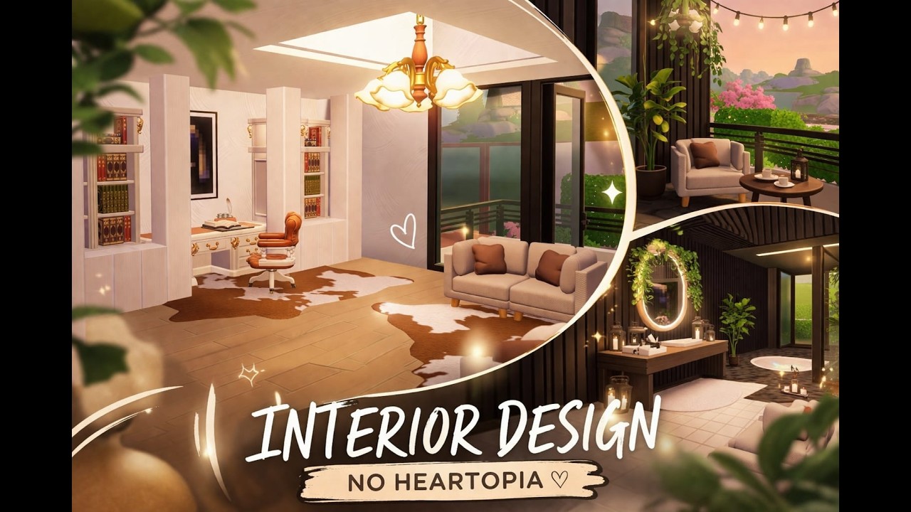 Cozy Interior Design Tutorial - Heartopia