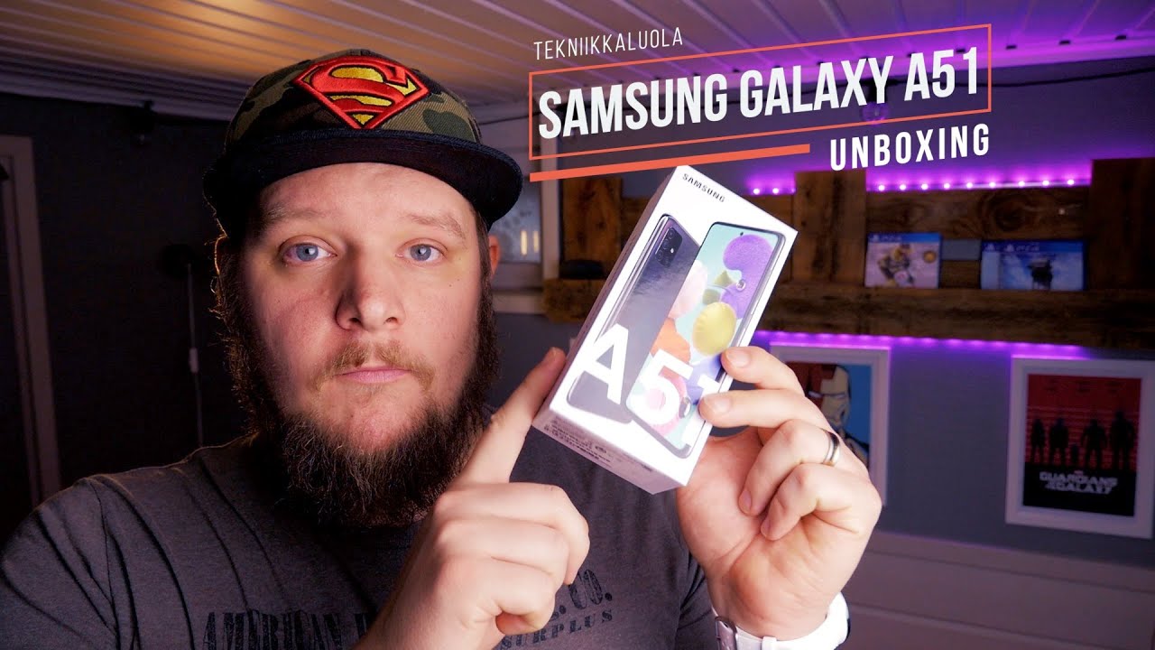 Samsung Galaxy A51 unboxing