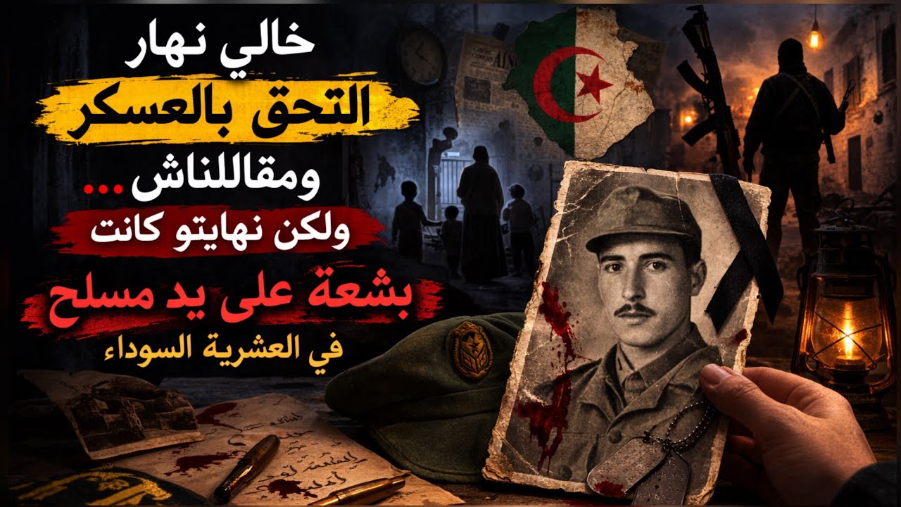 خالي نهار التحق بالعسكر ومقاللناش ولاكن نهايتو كانت بشعة على يد الإر*ها*ب في العشرية السوداء 