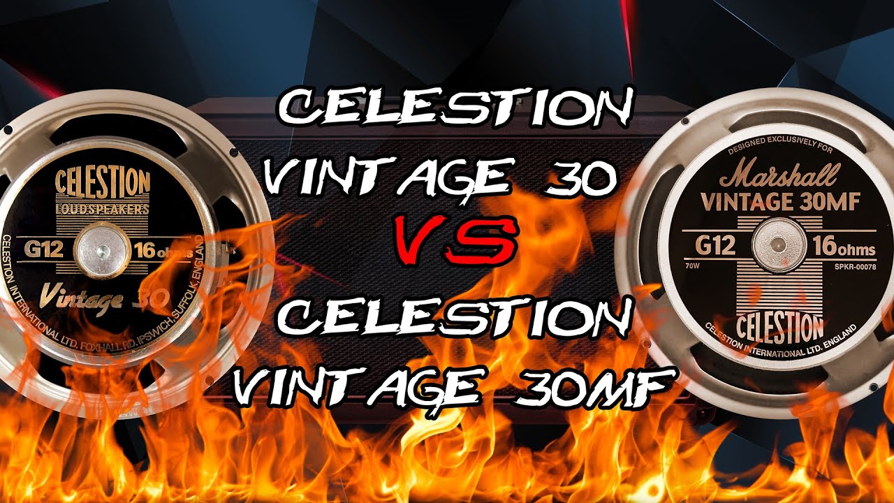 Metal Speaker Shootout: Celestion Mesa Boogie Vintage 30 vs Celestion Marshall Vintage 30MF