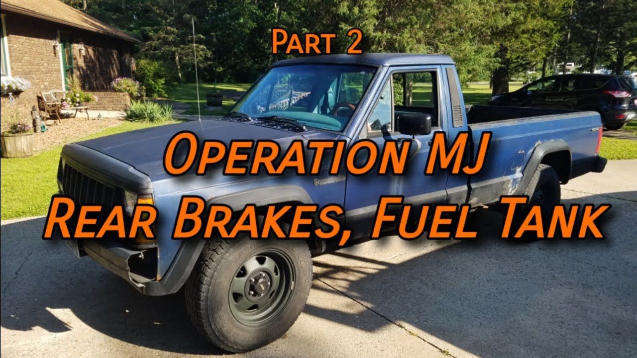 Jeep Comanche - Part 2: Rear Brakes, Fuel Tank and Pump, Dana 35 Pinion Seal, Transfer Case Fluid