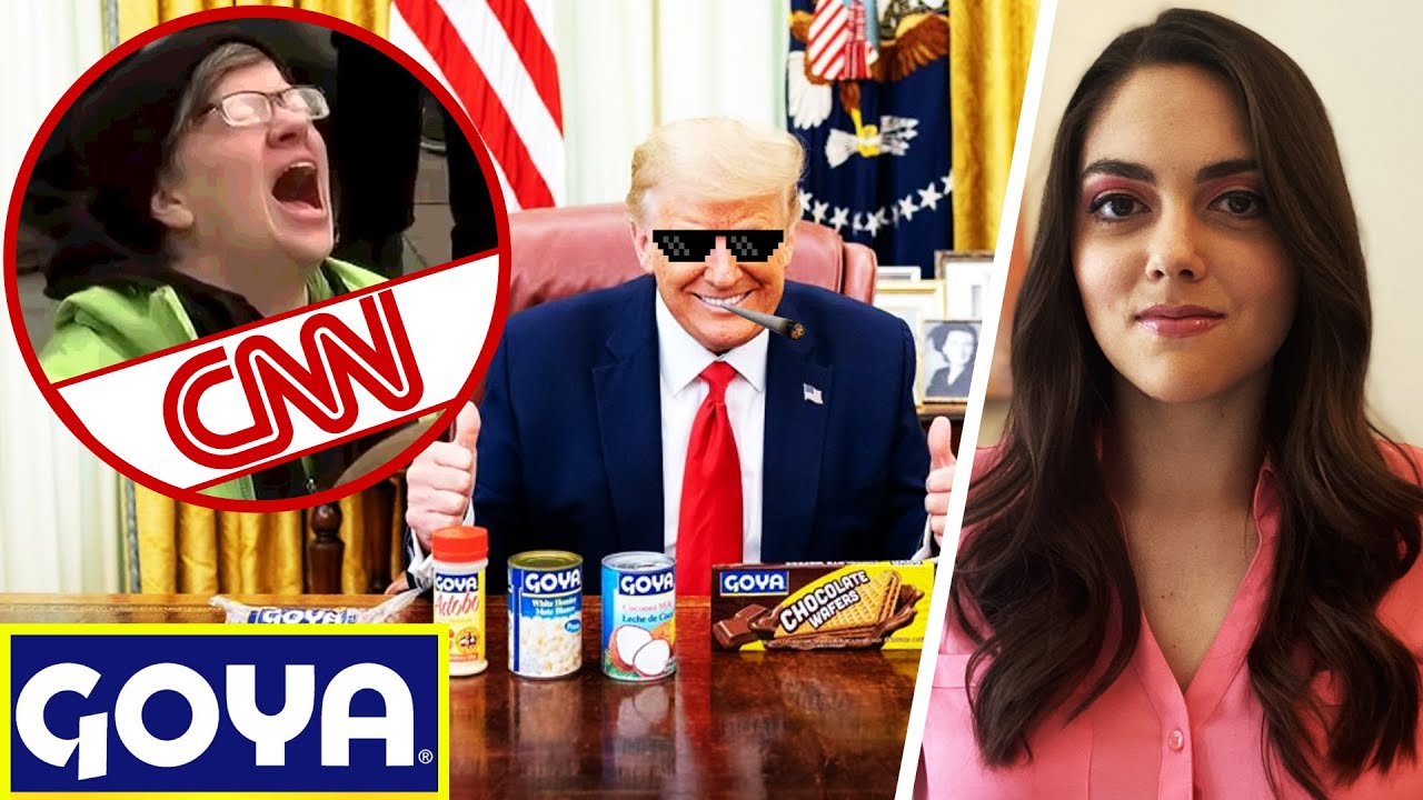 CNN is PISSED! GOYA CEO & Trump Step Up To The Cancel Culture Mob