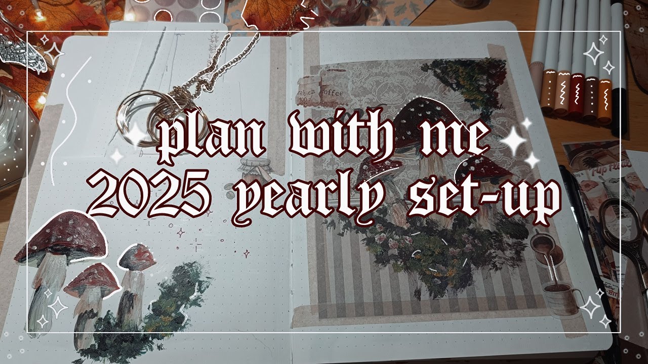 ˏˋ✧ 2025 Yearly Set-Up Bullet Journal PWM ✧ˏˋ