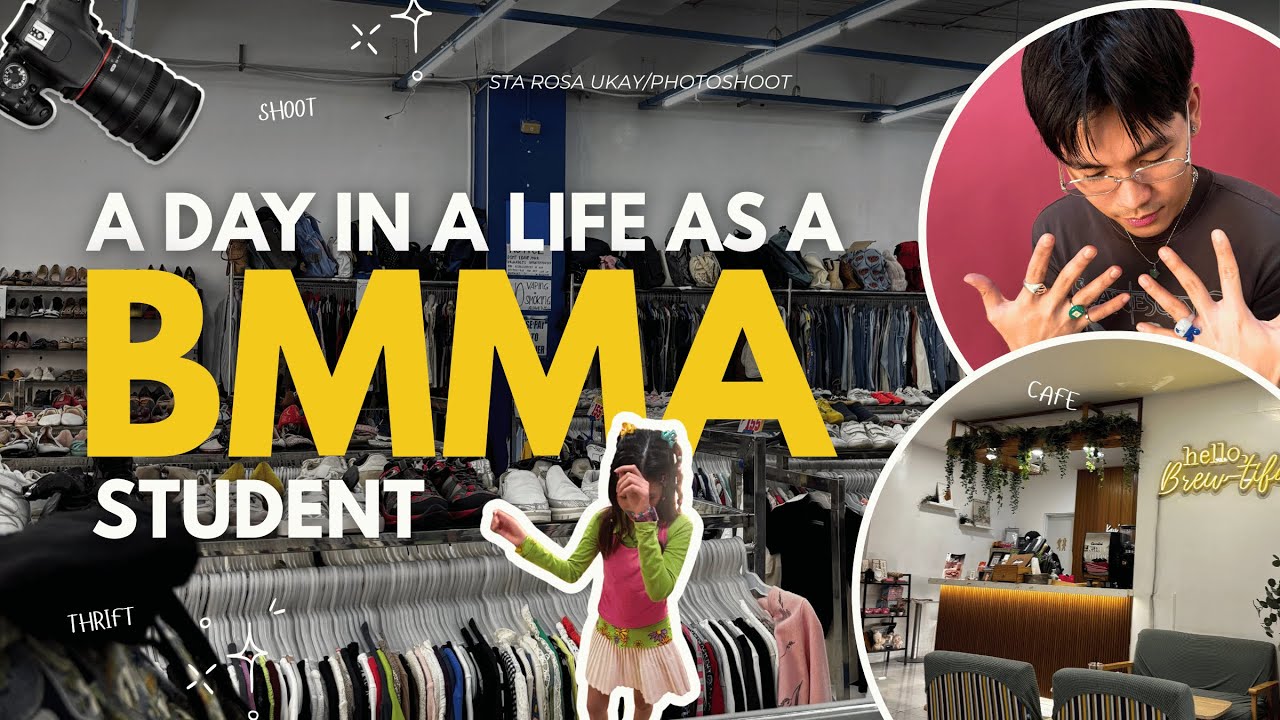 DAY IN A LIFE | BMMA Student Vlog 🎥🎨 | UKAY & PHOTOSHOOT