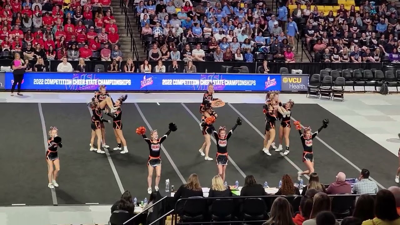 finals - 3a champions - brentsville hs cheer - va vhsl state cheer championship 2022