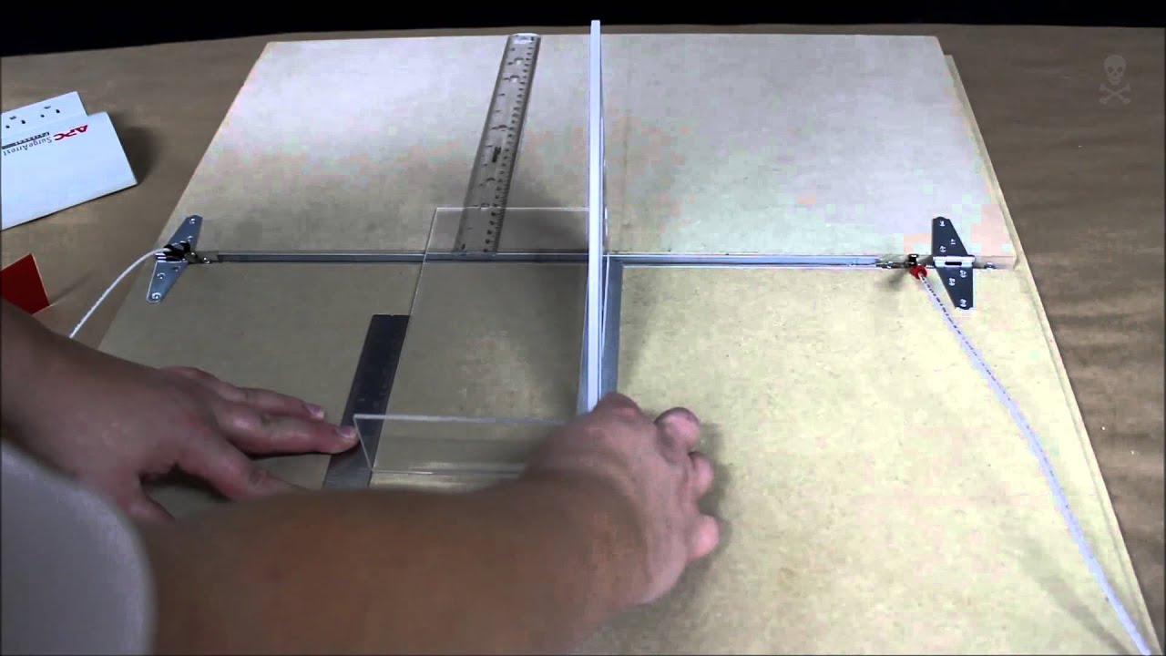 Nichrome wire acrylic bending table