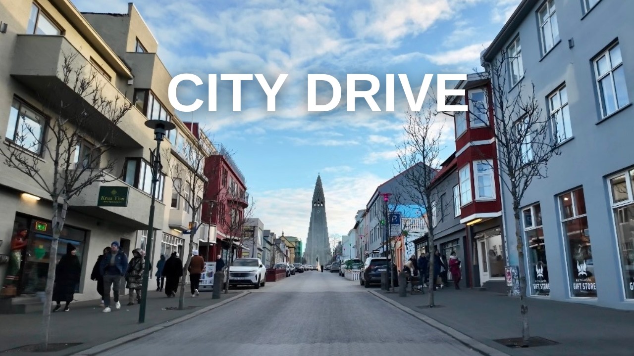 Driving Through Downtown Iceland 🇮🇸 | Reykjavík City Drive