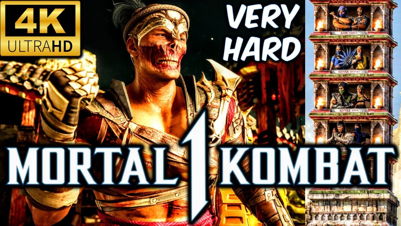 MK1 *HAVIK* VERY HARD KLASSIC TOWER GAMEPLAY!! (CYRAX AS KAMEO) 4K 60 FPS NO MATCHES LOST!! (MK12)