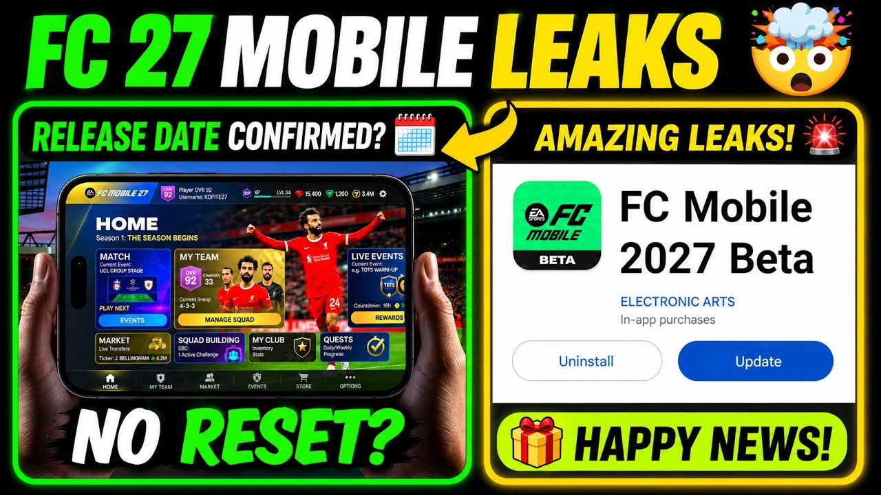 Дата выхода FC 27 Mobile, трейлер &mdash; сброса сезона не будет? | Mr. Believer