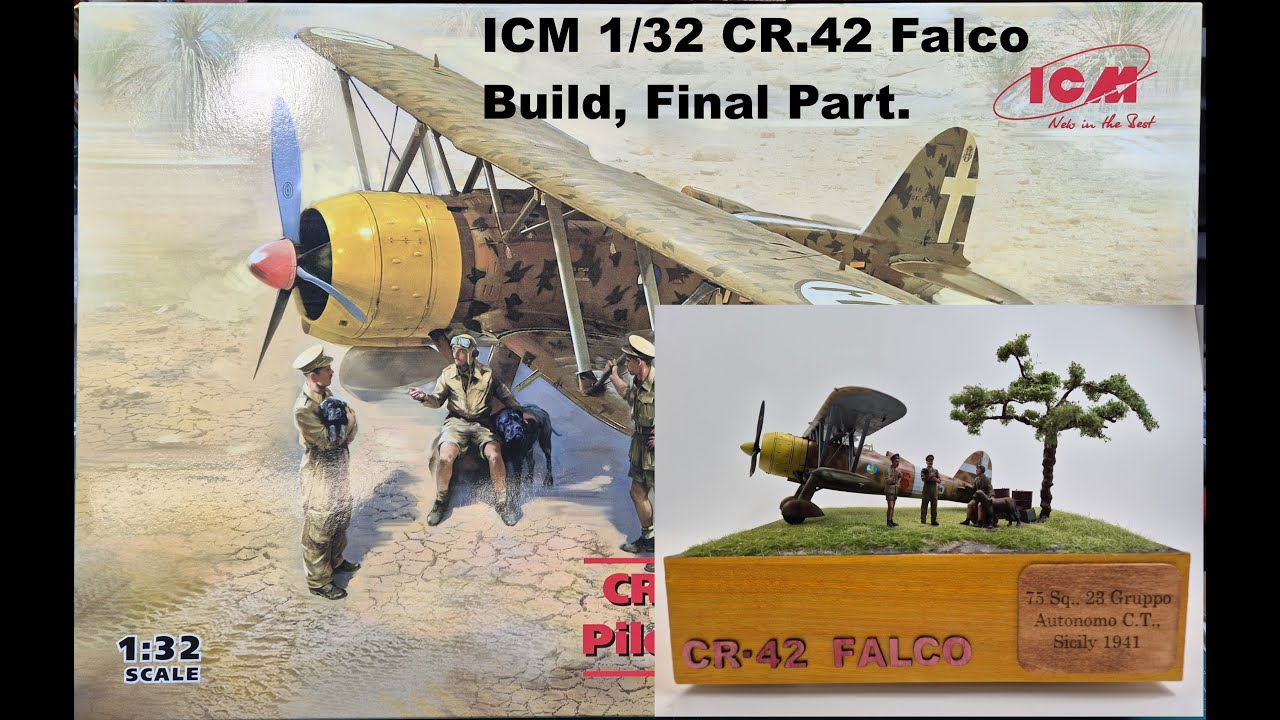 ICM 1/32 CR.42 Falco Build, Final Part.