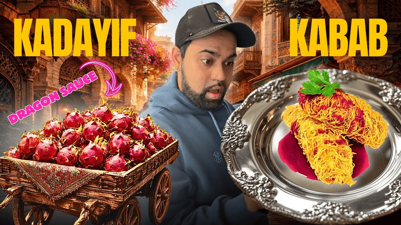 One Bite and I Was Hooked 🤯 Kadayıf Kabab | Kataifi Chicken Kabab with Dragon Fruit Chutney/Dip
