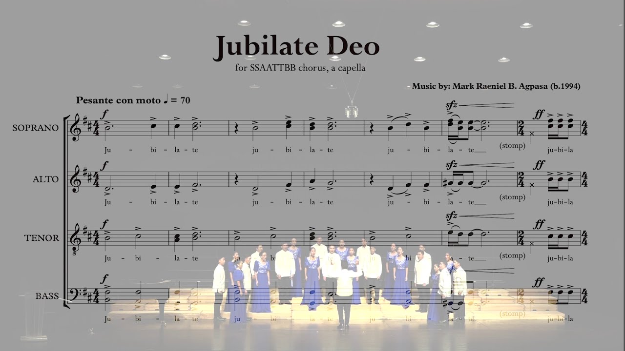 Jubilate Deo (Mark Agpasa) - LNHS Voice Chorale