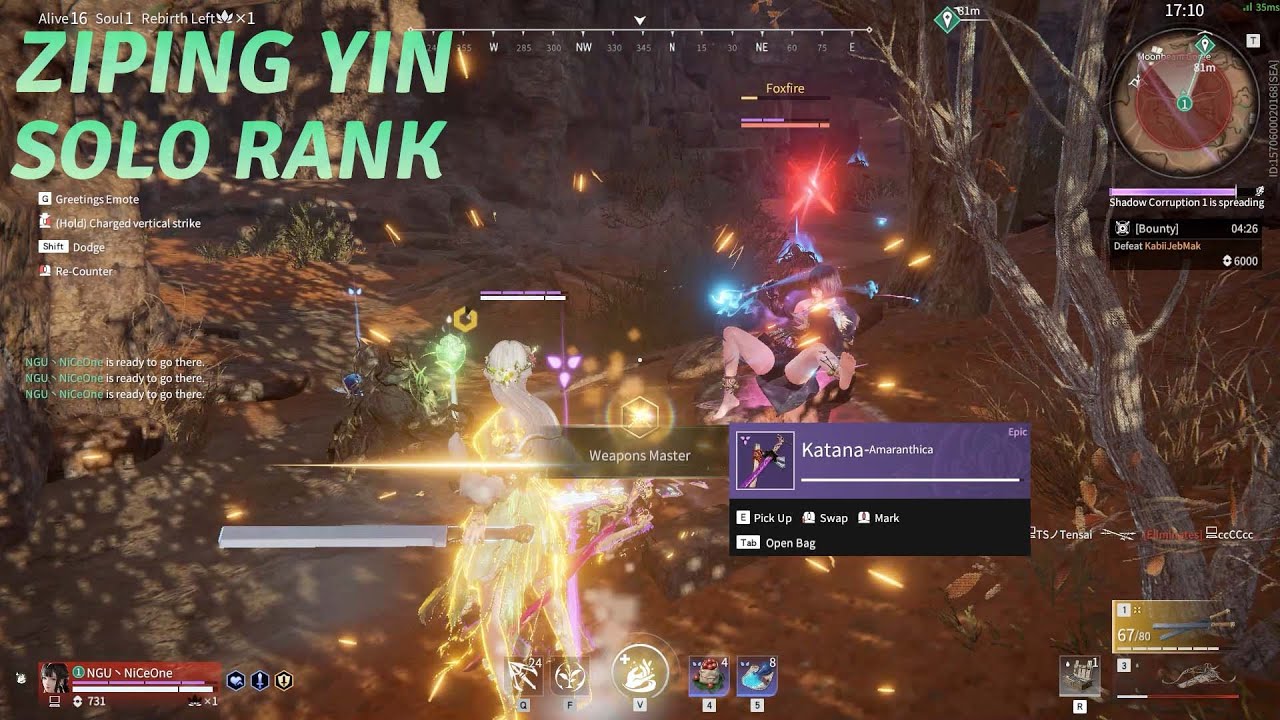 Ziping Yin Solo Rank Naraka Gameplays Ep.269 #narakabladepoint #niceonegaming