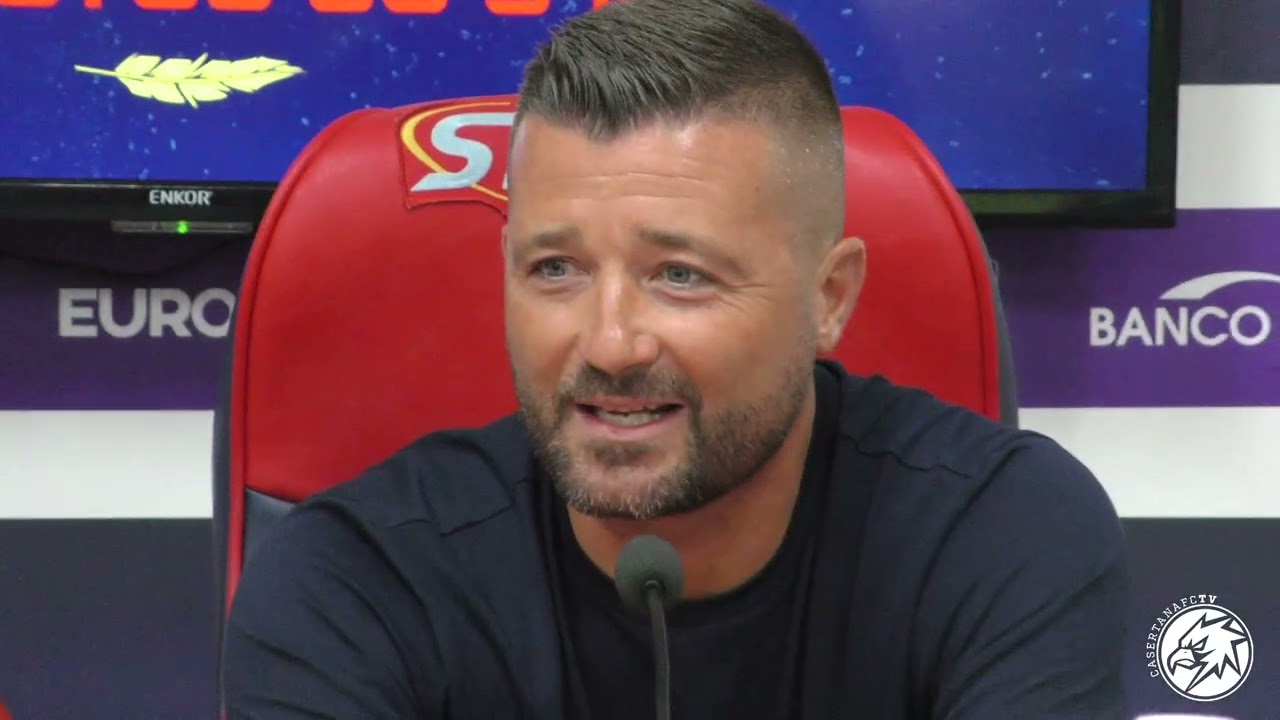 La presentazione del ds Degli Esposti e del tecnico Coppitelli