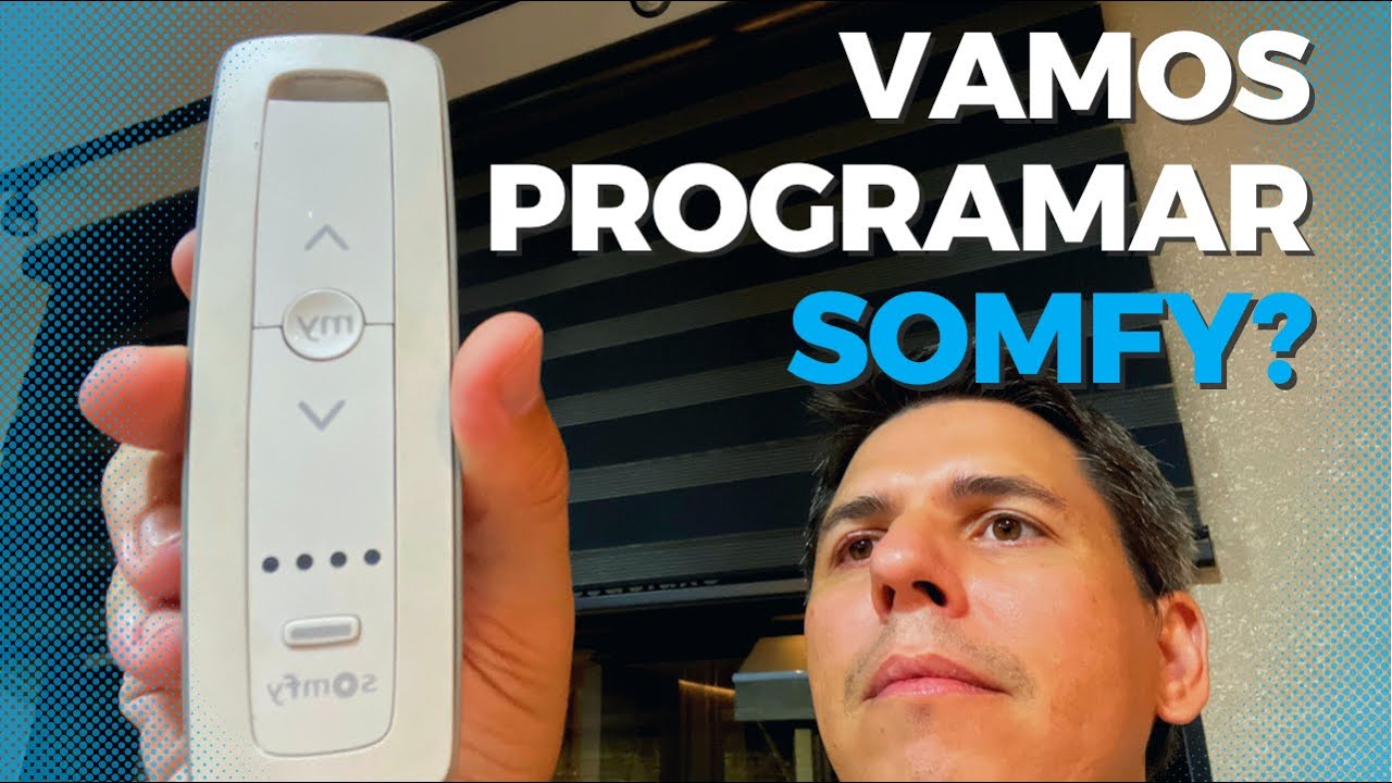 Programação motor tubular Somfy persianas e toldos | Reset passo a passo