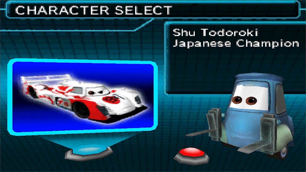 Cars 2 DS - Shu Todoroki Gameplay (DeSmuMe)