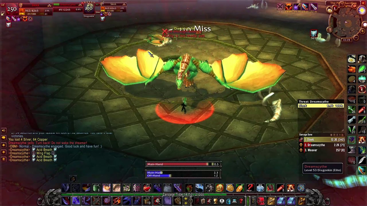 Classic WoW Rogue Solo Sunken Temple Part 2 (Jamal/Drakes/Eranikus)