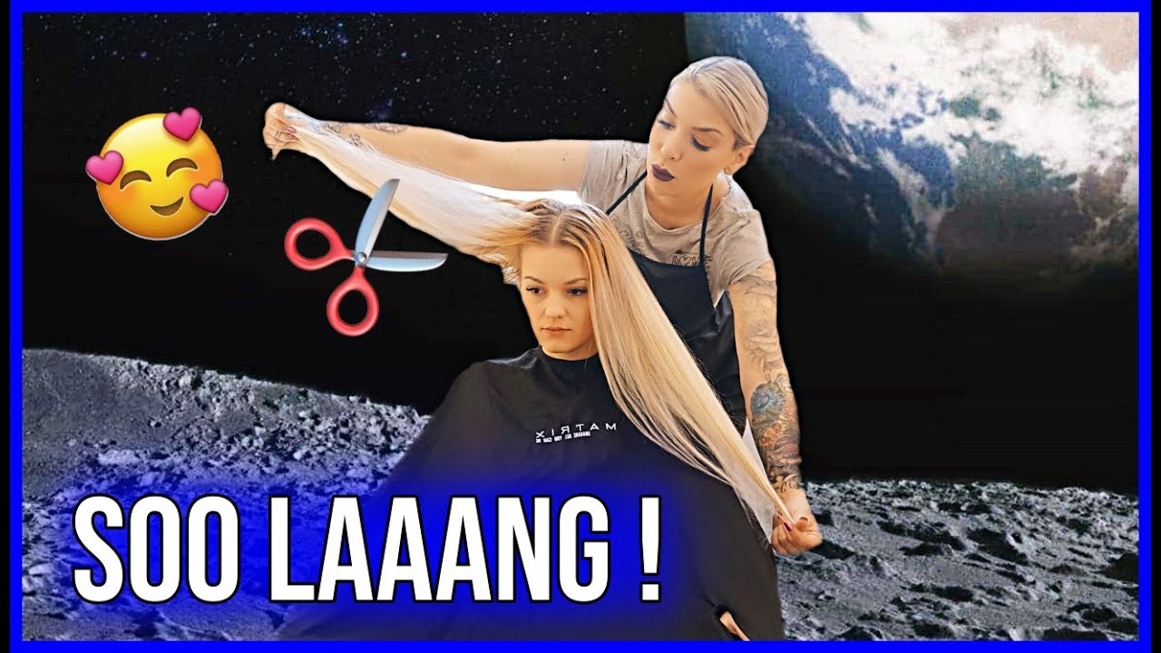 HAARE BIS ZUM MOND ,sollen wir sie ABSCHNEIDEN???😳😱🔥| Jenny König
