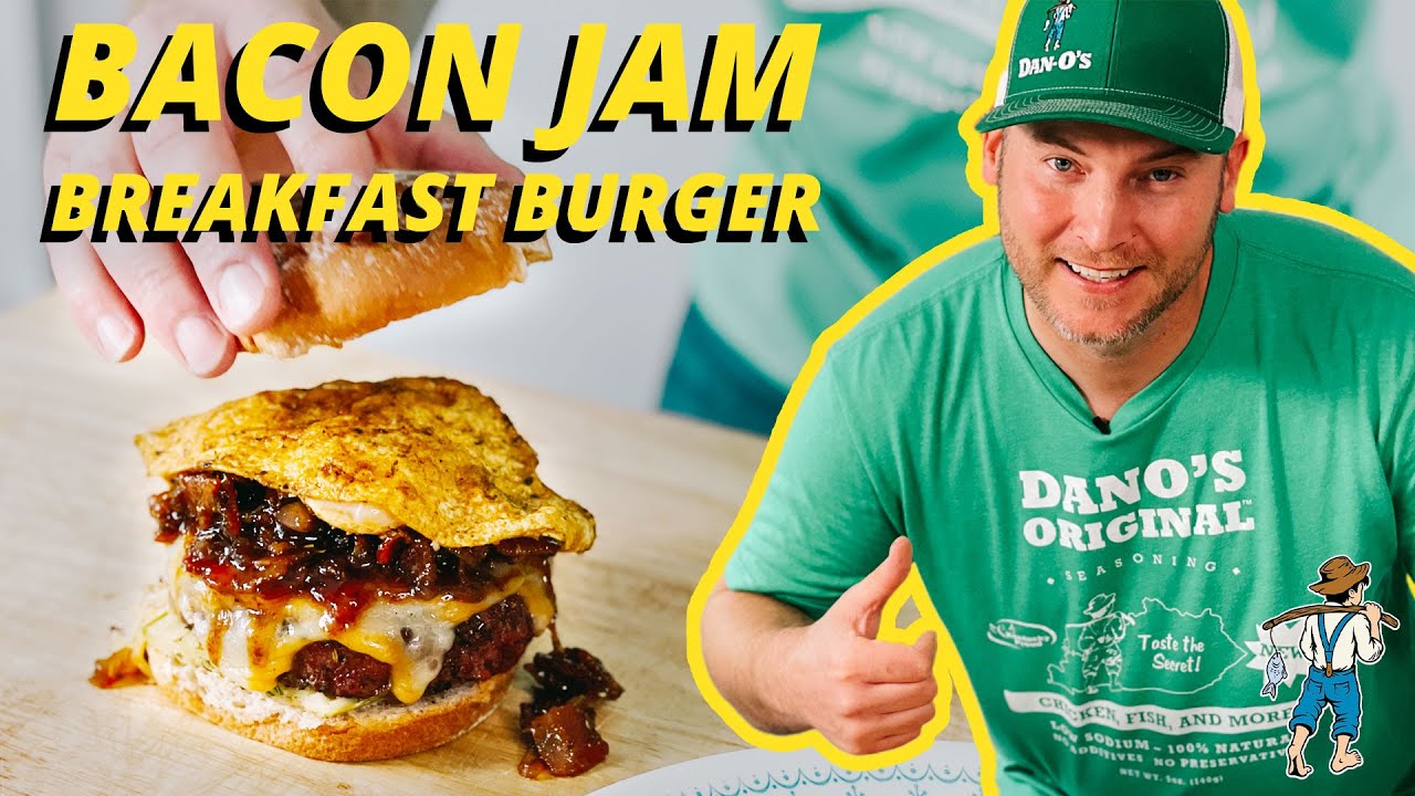 Bacon Jam Breakfast Burgers | Dan-O's Seasoning Recipes