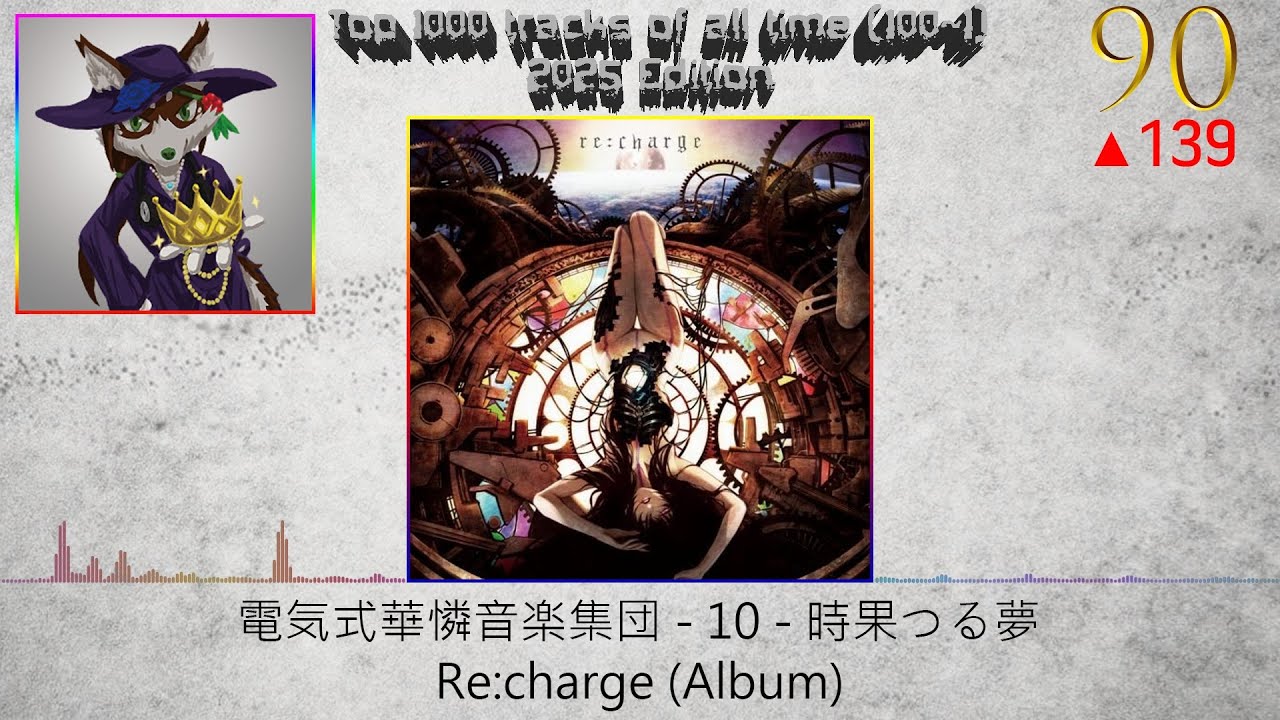 ♫EARGASM♫ Top 1000 tracks of all time (100~1) 【2025】