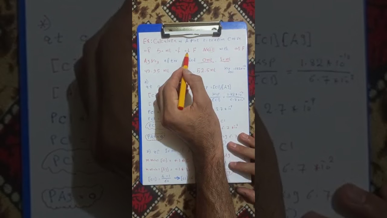 تحليليه قسم الكيمياء / معايره ( تسحيحات الترسيب )/ محاضرة 4📝📚
