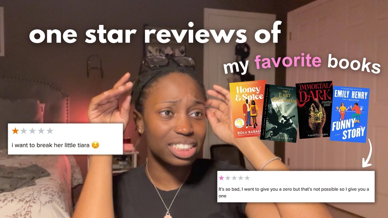 reacting to 1 star reviews of my 5 star reads... & IT HURTS 📚💀🥀