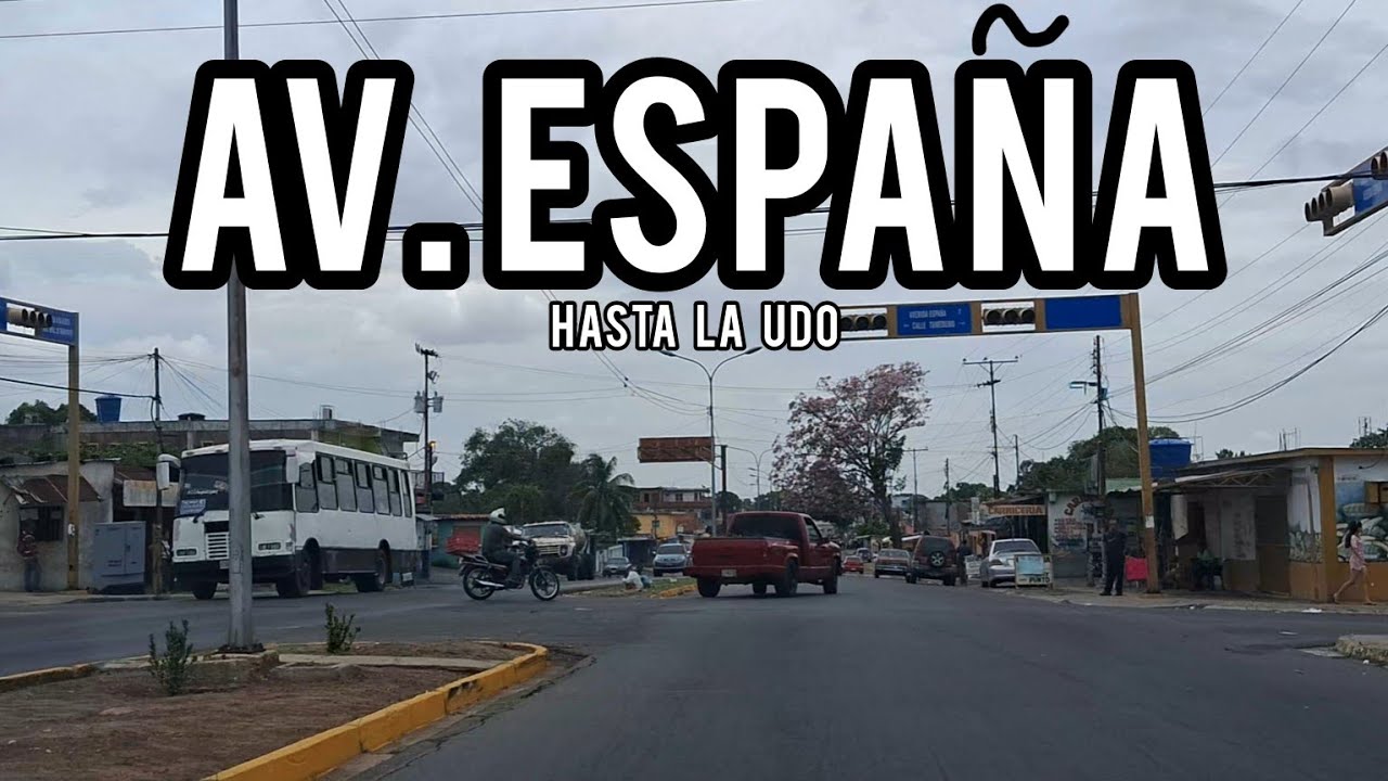 Recorrido por la Av. España hasta la antigua UDO 🚗 Ciudad Bolívar, Venezuela 2024