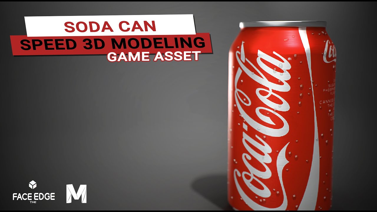 Modeling a soda can in autodesk maya 2020 [timelapse]