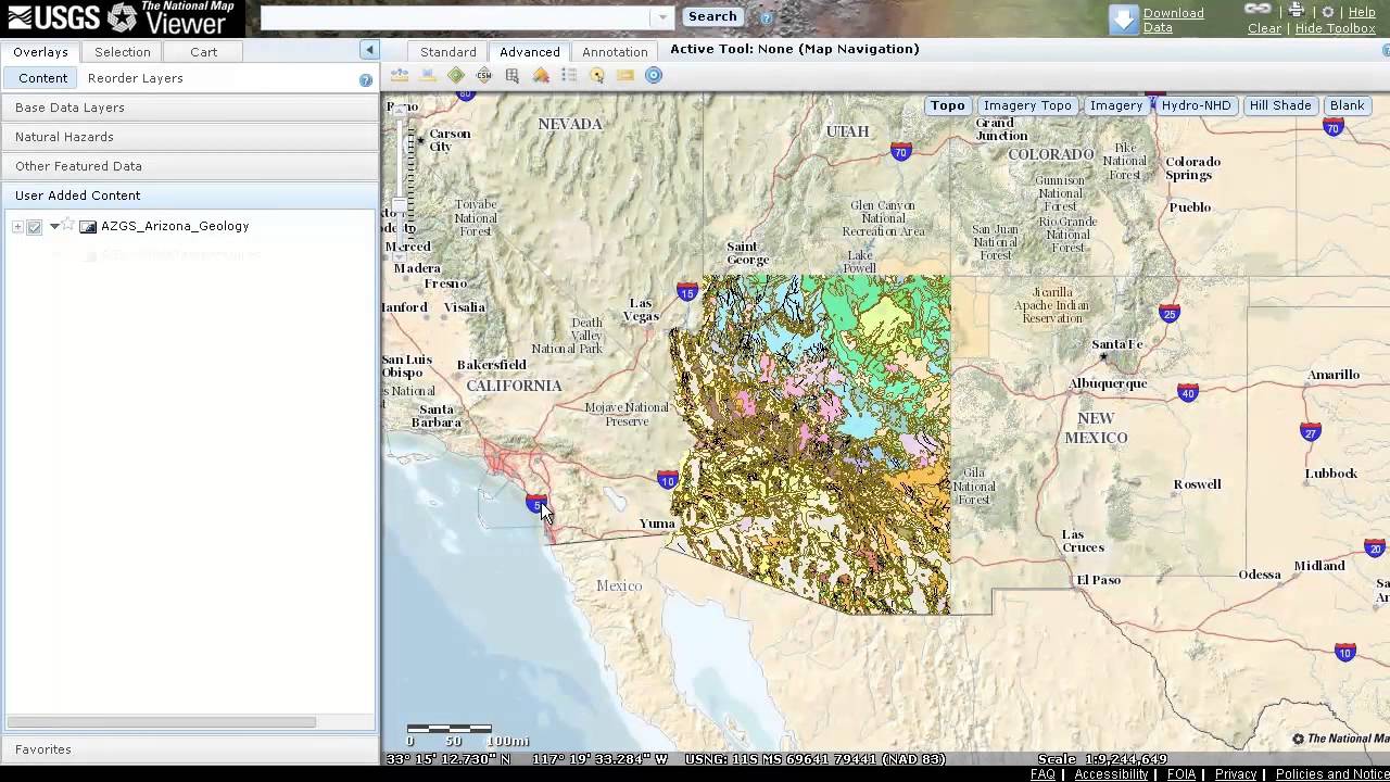 NGDS Data Access Scenario 09: Performing Geospatial Analyses with the USGS National Map Viewer