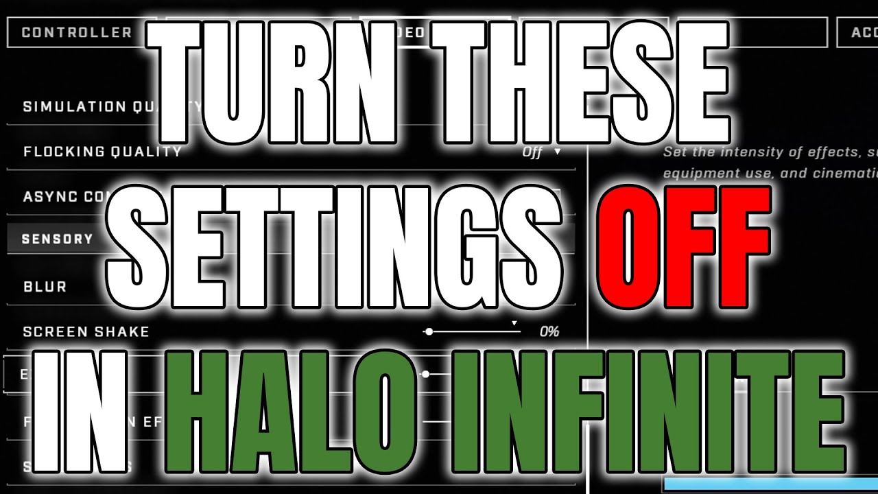 Halo Infinite Settings to Turn OFF for Competitive and Ranked