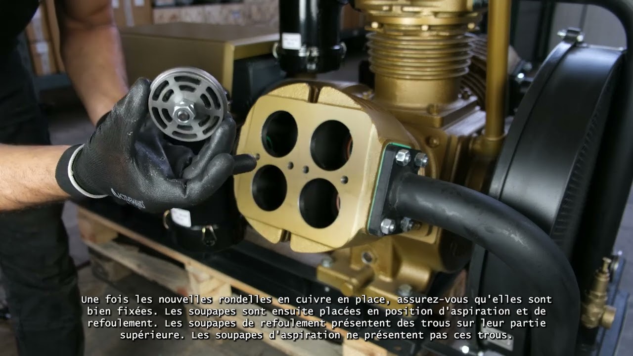 Compresseur Globaltech Makina G160-3 pour Ciment en Vrac | Maintenance et Réglage  #ciment