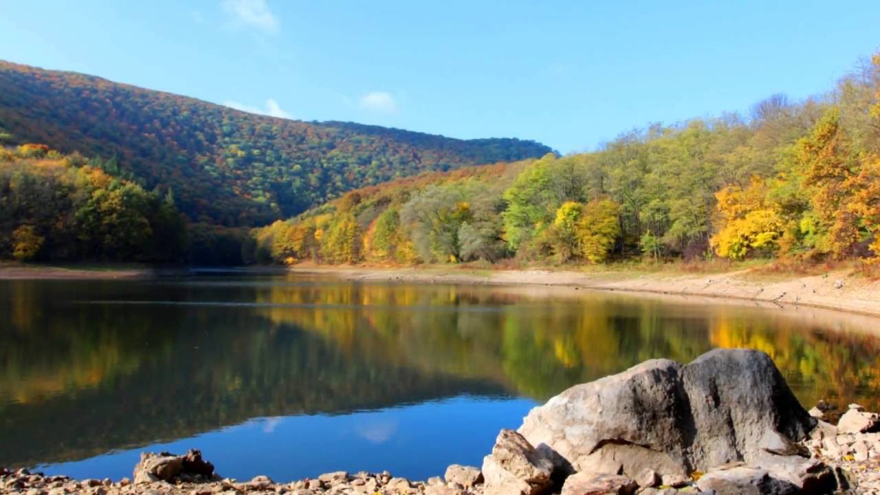 Lázbérci víztározó Upponyi  szoros BÜKKI  NEMZETI PARK, az ősz varázslatos világa!