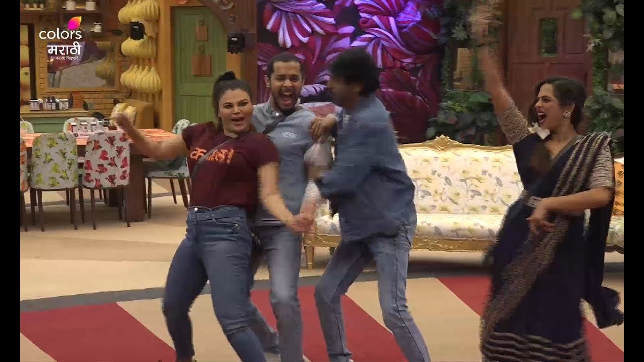 BIGG BOSS MARATHI 4: Rakhi Sawant and others dance in the house #rakhisawant #biggboss #biggboss16