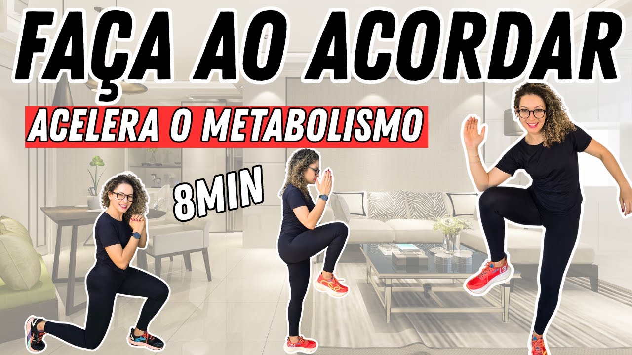 FAÇA ISSO TODO DIA AO ACORDAR PARA EMAGRECER | MOVIMENTOS PARA ACELERAR O METABOLISMO