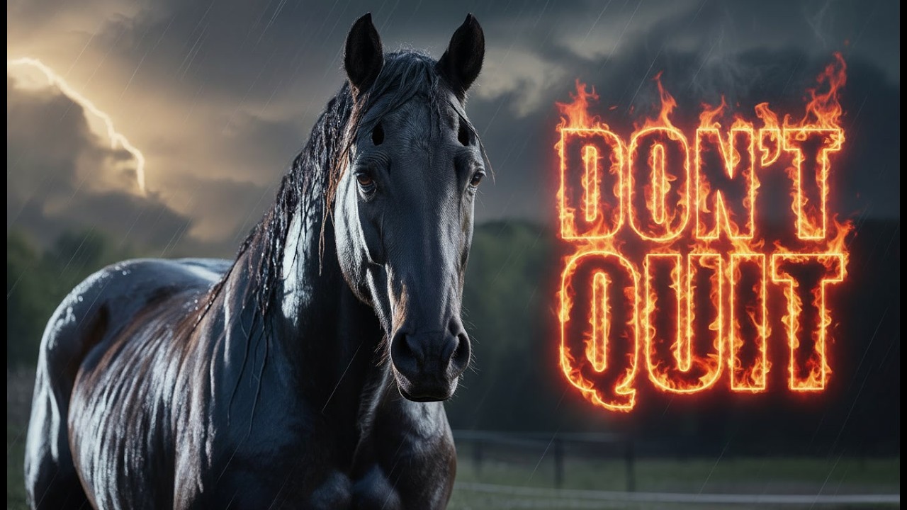 DON’T QUIT – The Horse Everyone Called Weak (Powerful Motivation) #DontQuit #MotivationalStory