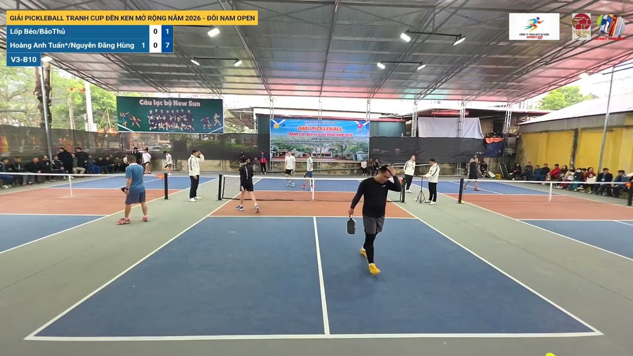 Giải Pickleball Tranh Cup Đền Ken Mở Rộng Năm 2026 - Đôi Nam Open: V3-B10