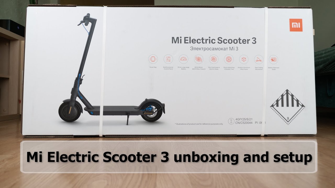 Распаковка и настройка электросамоката XIAOMI Mi Electric Scooter 3 (2022)