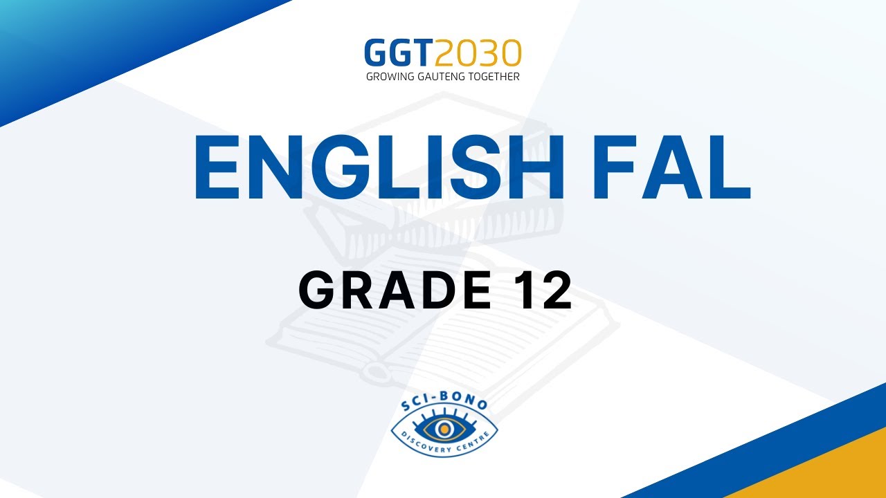 27 MAY 2024 14:00-15:30 ENGLISH - FIRST ADDITIONAL LANGUAGE GRADE 12 REVISION PAPER 1.