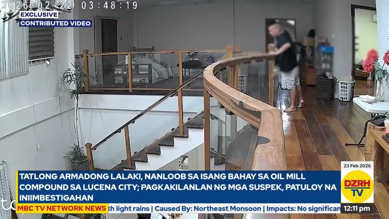 3 armadong lalaki, nanloob sa isang bahay sa oil mill compound sa Lucena City