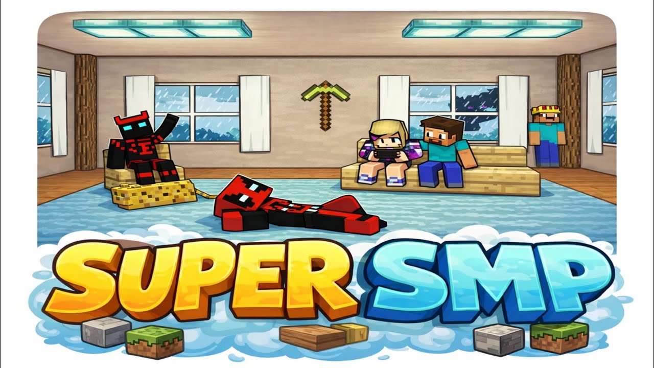 Minecraft SUPER SMP LIVE Gamplay