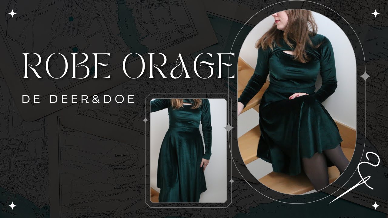 Je couds la robe Orage de Deer&Doe 🪡