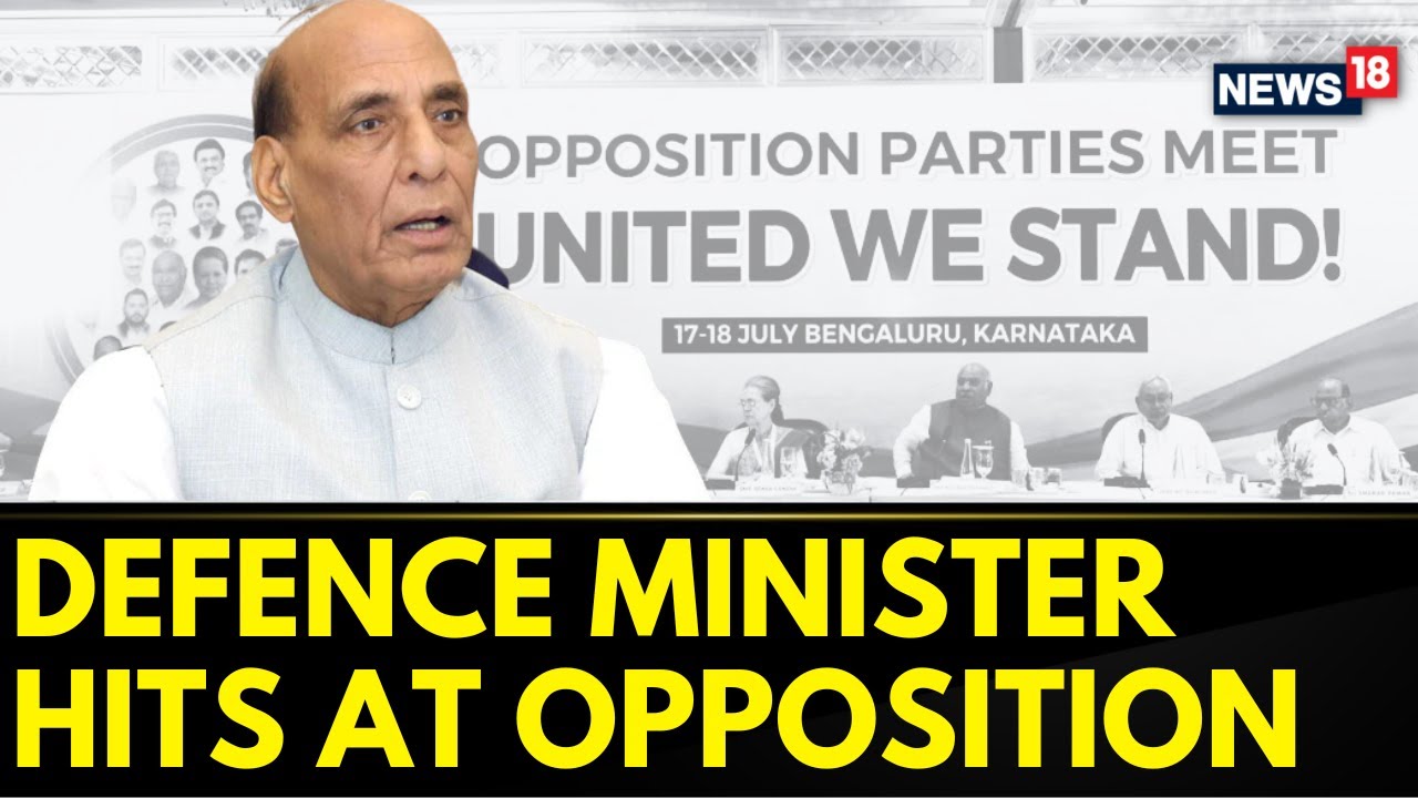Indian Politics | After PM Modi, Rajnath Singh Hits Out At Opposition Alliance I.N.D.I.A | News18
