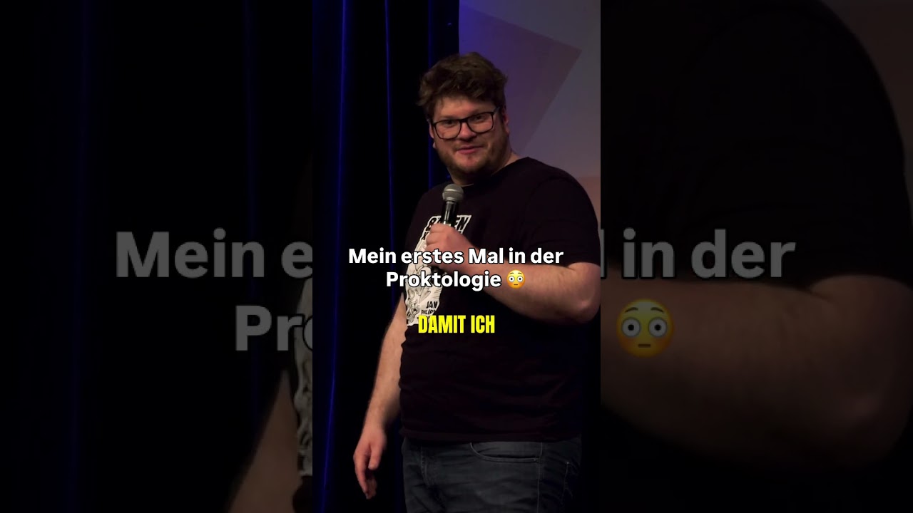Mein erstes Mal in der Proktologie 😳 #comedy #humor #lustig #standupcomedy #shorts #shortsvideos