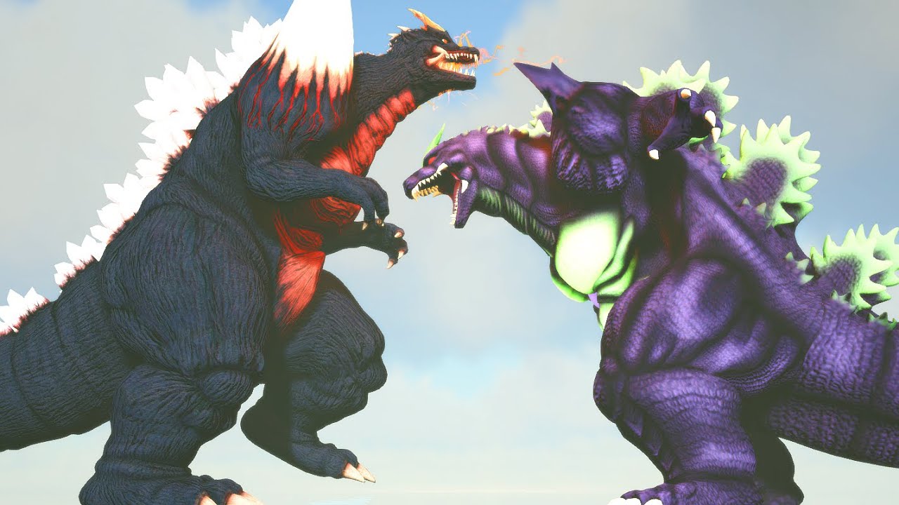 SPACEGODZILLA vs SUPER GODZILLA/VOID GHIDORAH and More | ARK Kaiju Battle